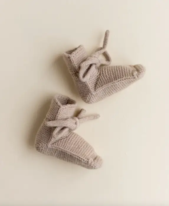 HVID chaussons booties / sand by Citron Grenadine