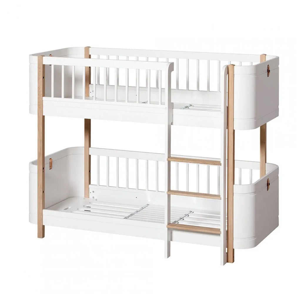 Oliver Furniture Lit superposé mi-haut Wood Mini+ by Citron Grenadine