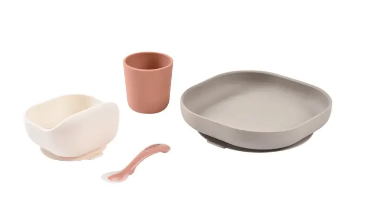 BÉABA Coffret repas silicone / terracotta-gazelle by Citron Grenadine