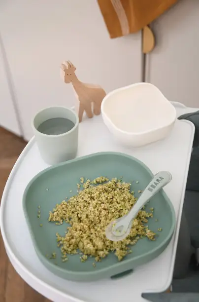 BÉABA Coffret repas silicone / Vert sauge / Vert de gris by Citron Grenadine