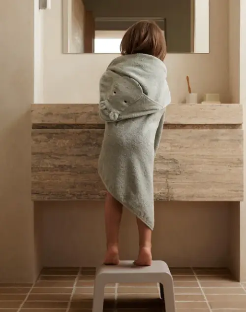 LIEWOOD ALBERT cape de bain / hippo dove blue by Citron Grenadine