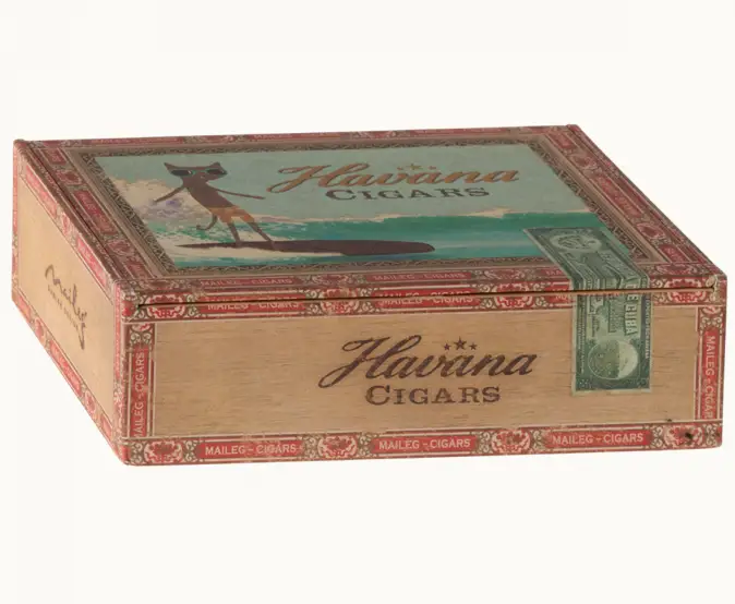 Maileg papa et maman dans une boite à cigares by Citron Grenadine
