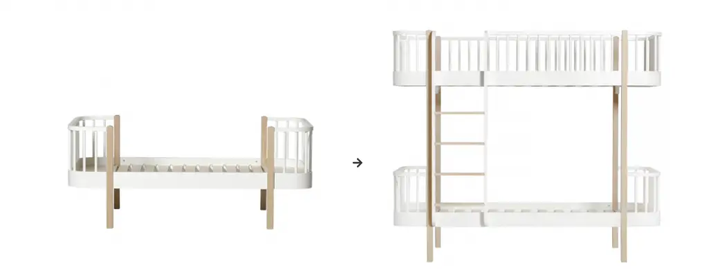 Oliver Furniture Lit junior Wood Original by Citron Grenadine