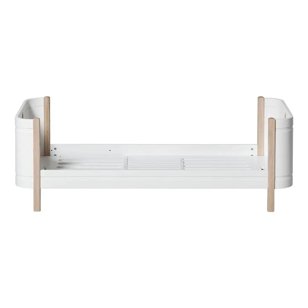 Oliver Furniture lit mini+ 0/9 ans / blanc/chêne by Citron Grenadine