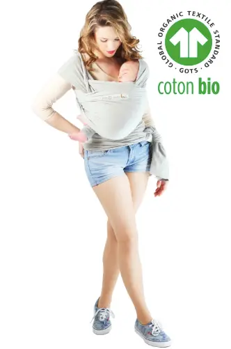 LOVE RADIUS Echarpe BASIC / perle - fibres BIO by Citron Grenadine