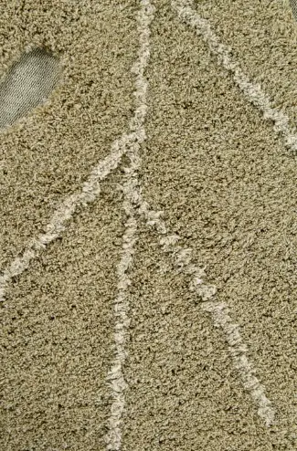 LORENA CANALS tapis lavable / mini monstera olive by Citron Grenadine