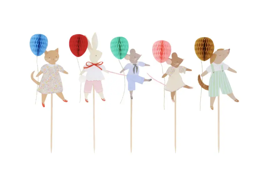 MERI MERI déco de gâteau / animal parade by Citron Grenadine
