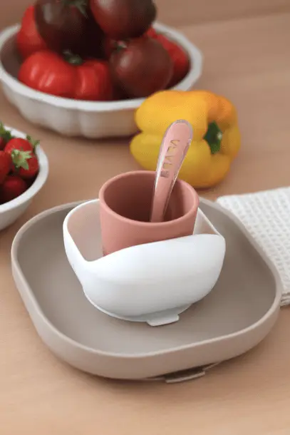BÉABA Coffret repas silicone / terracotta-gazelle by Citron Grenadine