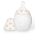 ELhEE Biberon anti-colique 240ml | full of love rose 2m+ by Citron Grenadine
