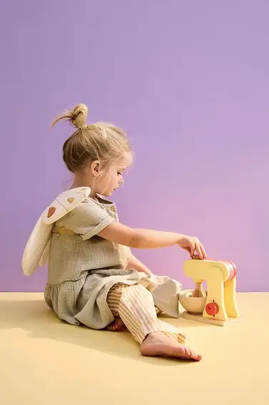 KIDSCONCEPT batteur jaune +2 ans by Citron Grenadine