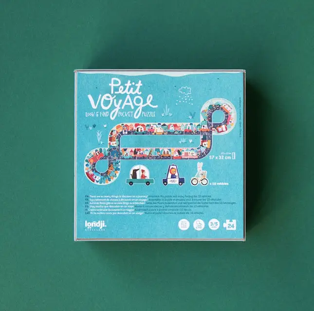 LONDJI puzzle petit voyage +3 ans by Citron Grenadine