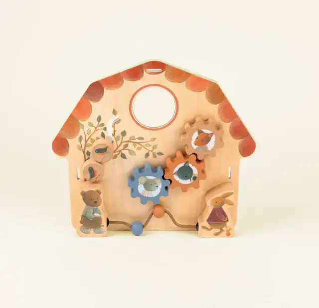 EGMONT TOYS tableau d'activités en bois 10M+ by Citron Grenadine