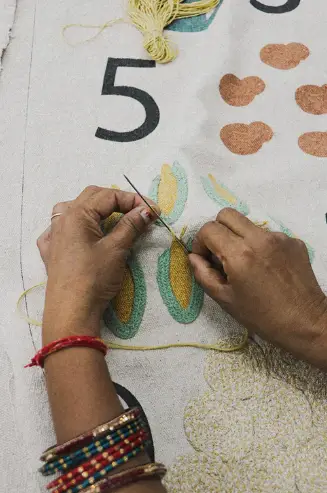 LORENA CANALS déco murale / farm numbers by Citron Grenadine