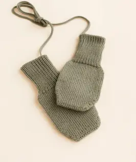 HVID moufles mittens / artichoke by Citron Grenadine