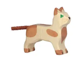HOLZTIGER petit chat debout by Citron Grenadine