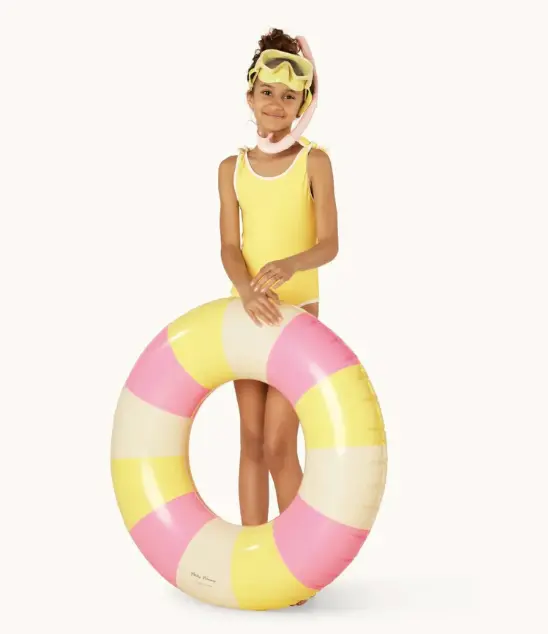 PETITES POMMES bouée sally 6-12 ans / bubblegum pastel yellow by Citron Grenadine
