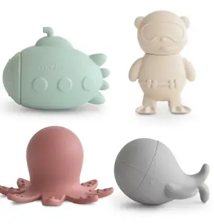 MUSHIE jouets de bain / sealife by Citron Grenadine