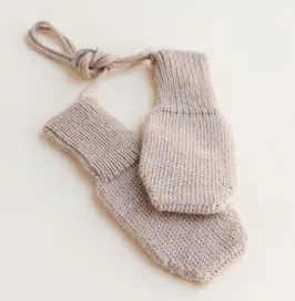 HVID moufles mittens / sand by Citron Grenadine