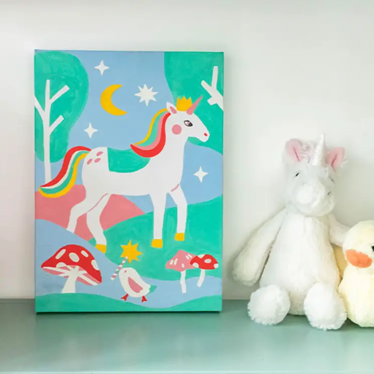 La Petite Epicerie - petit pinceau kids / licorne et piou by Citron Grenadine