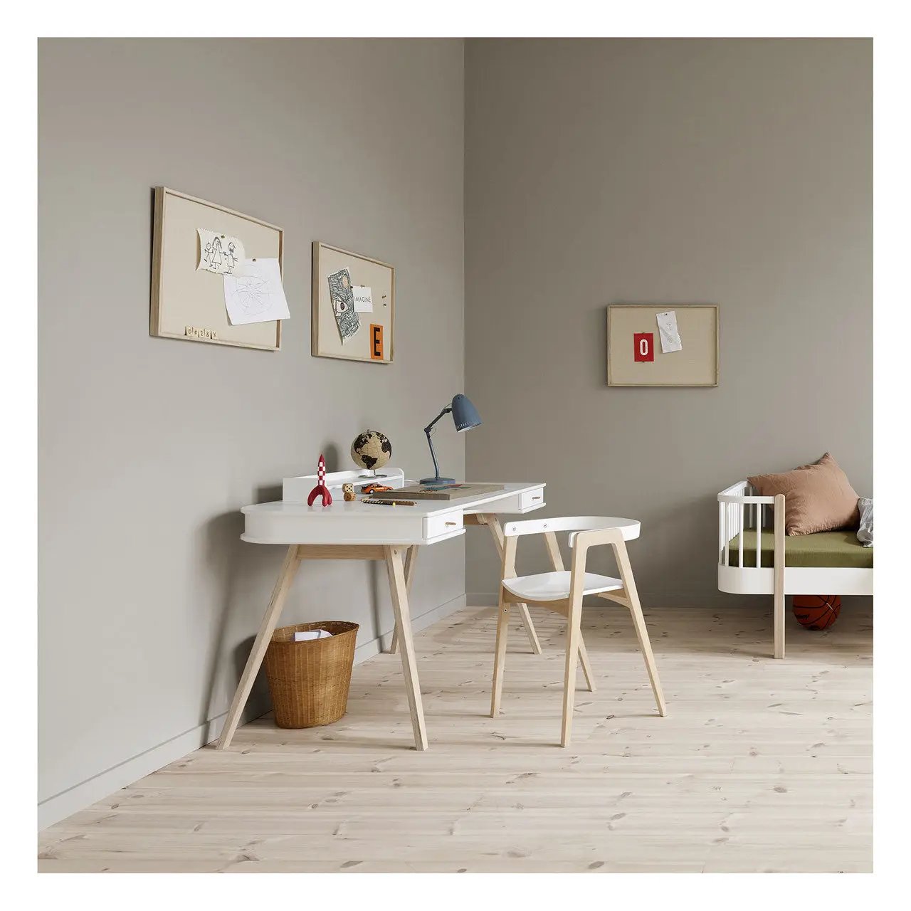 OLIVER FURNITURE wood bureau 66 cm by Citron Grenadine