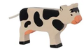 HOLZTIGER vache debout noire by Citron Grenadine