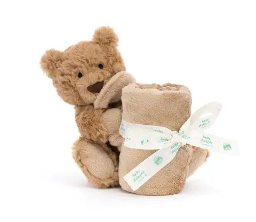 Jellycat bartholomew bear soother by Citron Grenadine