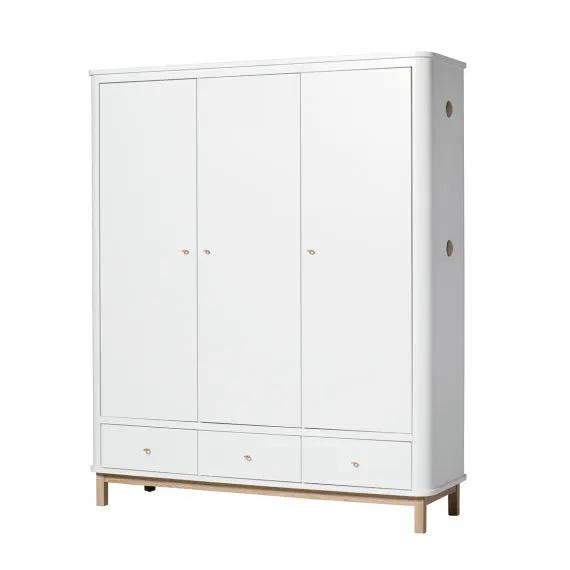 OLIVER FURNITURE wood garde-robe 3 portes by Citron Grenadine