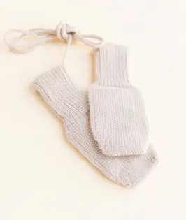 HVID moufles mittens / cream - Citron Grenadine | puériculture durable, conseil en boutique à Louvain-la-Neuve
