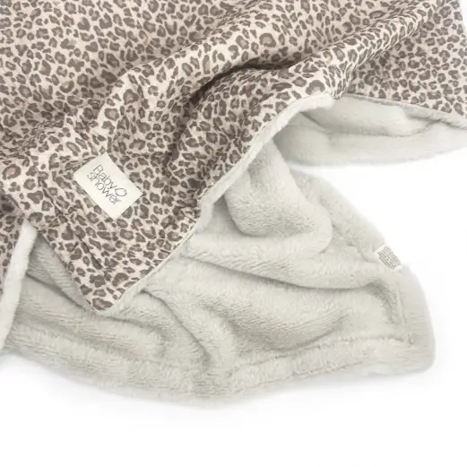 BABYSHOWER plaid hiver polaire / wild print by Citron Grenadine