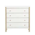 OLIVER FURNITURE commode wood 4 tiroirs chêne/blanc by Citron Grenadine