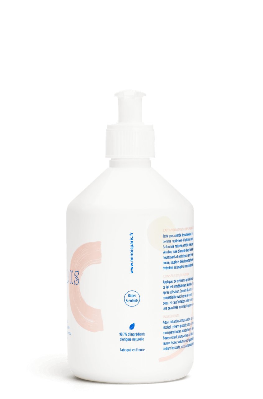MINOIS lait corps - Citron Grenadine | puériculture durable, conseil en boutique à Louvain-la-Neuve