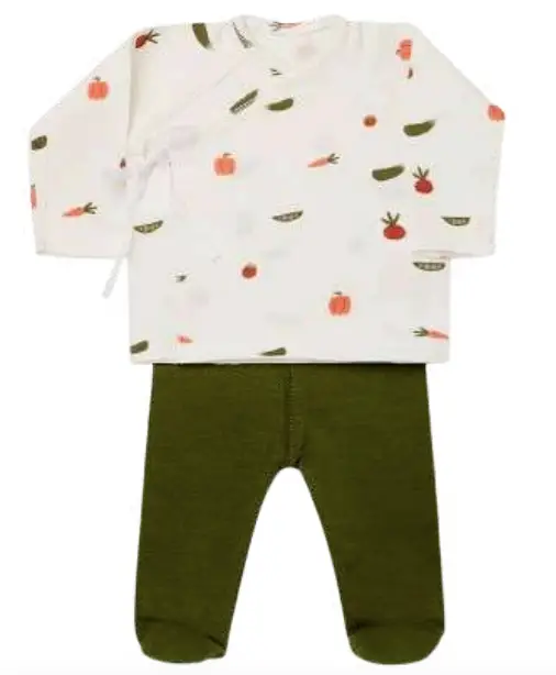 MORE THAN BABIES set 2 pièces / vegetables by Citron Grenadine