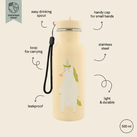 TRIXIE gourde 500ml / Mrs unicorn by Citron Grenadine