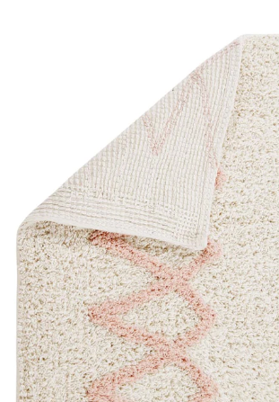 LORENA CANALS tapis lavable / ATLAS NATURAL VINTAGE NUDE by Citron Grenadine