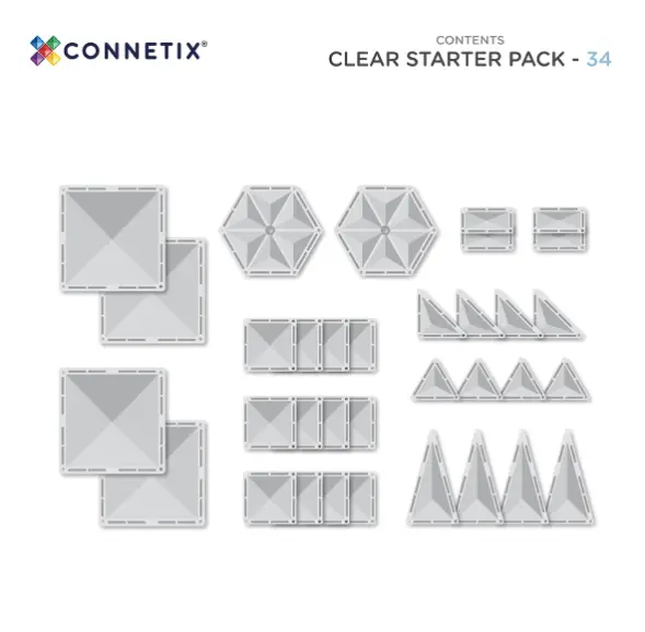 CONNETIX clear pack 34 pc by Citron Grenadine
