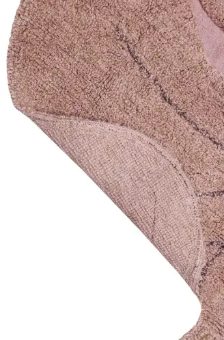 LORENA CANALS tapis lavable / monstera vintage nude by Citron Grenadine