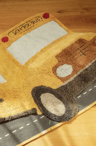 LORENA CANALS tapis lavable / school bus by Citron Grenadine