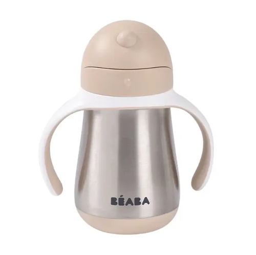 BÉABA Tasse paille inox 250ml - Terre d'argile by Citron Grenadine