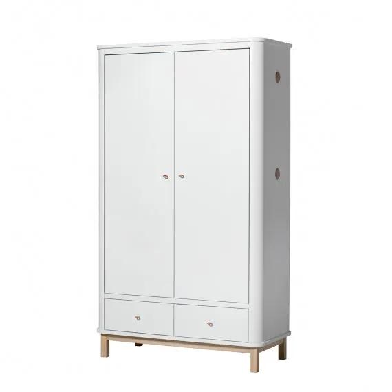 OLIVER FURNITURE Armoire 2 portes Wood by Citron Grenadine