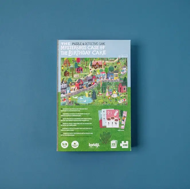 LONDJI puzzle the mysterious case of the birthday 5/8 ans by Citron Grenadine