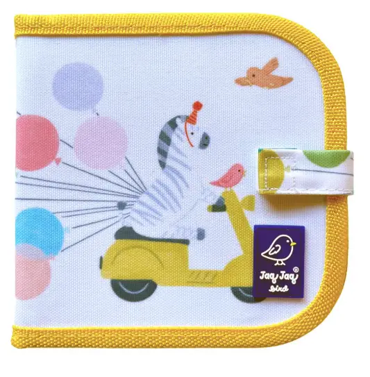 JAQ JAQ BIRD cahier à dessins réutilisable / zèbre wishy washy mini doodle it & go