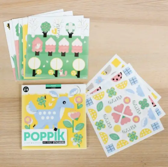 POPPIK stickers 2ans+ / animaux de la forêt by Citron Grenadine