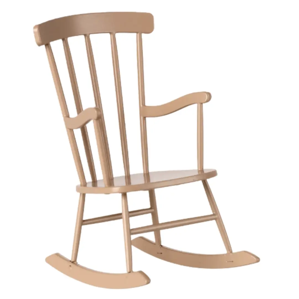 Maileg miniature rocking chair / dark sand by Citron Grenadine