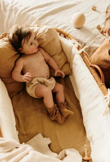 HVID chaussons booties / ochre by Citron Grenadine