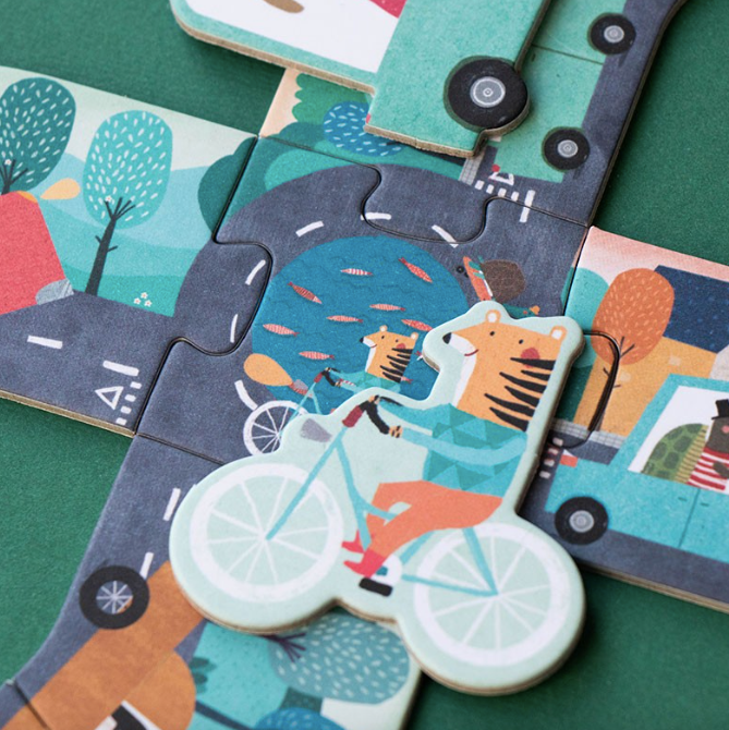 LONDJI puzzle petit voyage +3 ans by Citron Grenadine