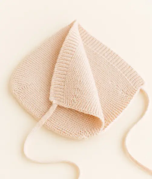 HVID bonnet newborn / oat by Citron Grenadine