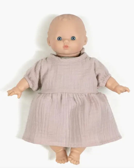 Minikane babies robe faustine rose orchidée by Citron Grenadine
