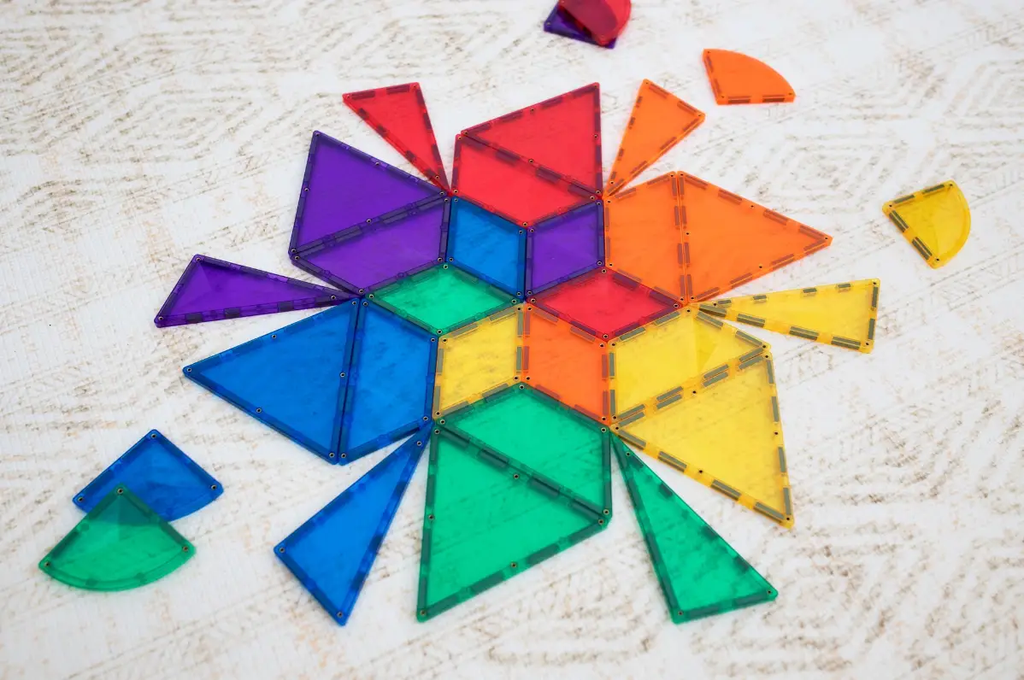 CONNETIX Rainbow Shape Expansion Pack 36 pièces by Citron Grenadine