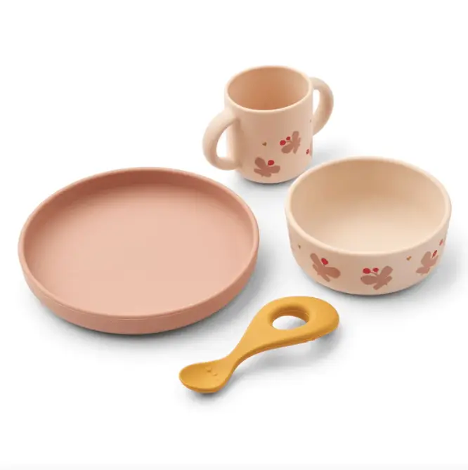 LIEWOOD set repas VIVI / butterfly apple blossom by Citron Grenadine