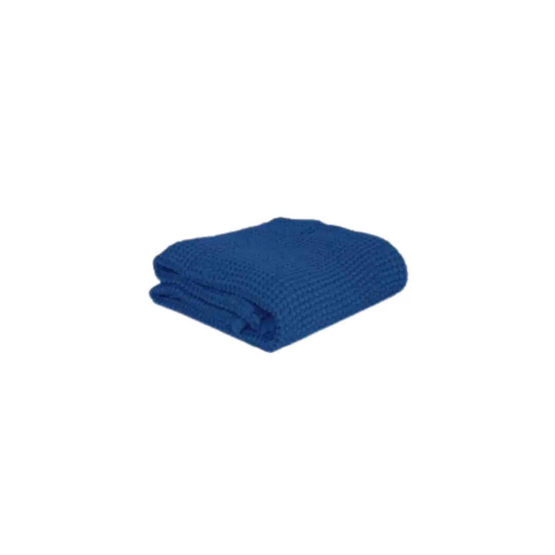 MALLINO plaid gauffré / cobalt by Citron Grenadine